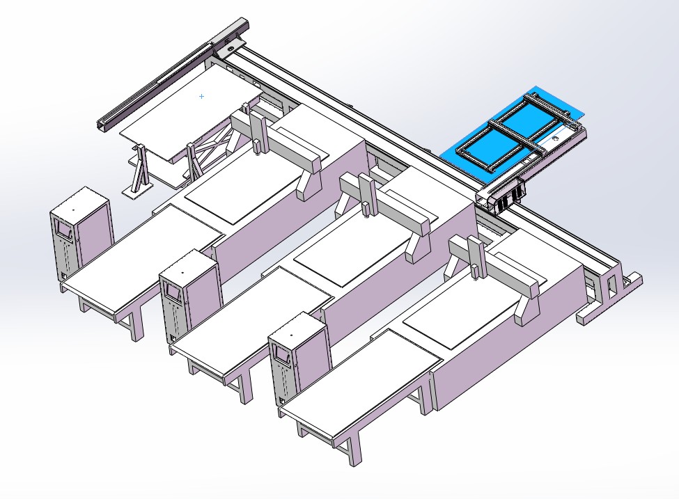 Производственная линия шкафов M12(1+3)