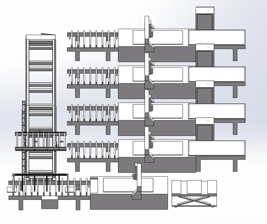 Производственная линия панельной мебели M20(1+4)
