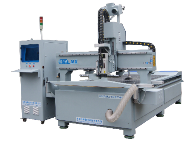 Фрезерный станок с ЧПУ M8 с автоматической загрузкой и выгрузкой деревянных досок.